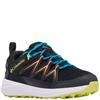COLUMBIA BOYS WATERPROOF LACE TRAINER - BLACK ORANGE
